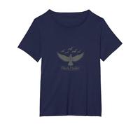 Trova Gregge da Caccia con Colombe - Avventura di avvistamento Maglietta, Donna Plus-Size, Navy, 1X