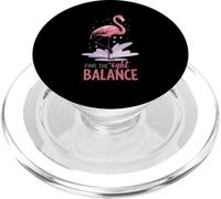 Trova il giusto equilibrio Carino Flamingo Yoga PopSockets PopGrip per MagSafe