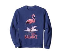 Trova Il Giusto Equilibrio Flamingo Yoga Mindfulness Felpa