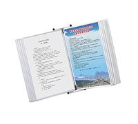 Trova il portadocumenti da esposizione di riferime Cartella espositiva ribaltabile da parete in metallo da 10 pagine e 20 fogli(White)