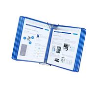 Trova il portadocumenti da esposizione di riferime Sistema di tabelloni da parete a 10 pannelli, leggio da parete formato A4, organizer for documenti, consultazione e presentazione di documenti(Blue)