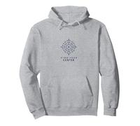 Trova Il Tuo Centro Compass Design Inspirational Felpa con Cappuccio, Unisex per Adulti, Grigio Melange, L