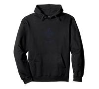 Trova Il Tuo Centro Compass Design Inspirational Felpa con Cappuccio, Unisex per Adulti, Nero, XL