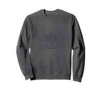 Trova Il Tuo Centro Compass Design Inspirational Felpa, Unisex per Adulti, Grigio Scuro, M