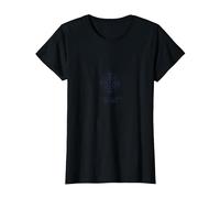Trova Il Tuo Centro Compass Design Inspirational Maglietta, Donna, Nero, 3XL