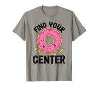 Trova Il Tuo Centro Divertente Donut Sarcastic Yoga Maglietta