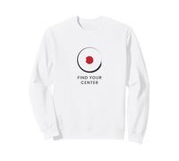 Trova Il Tuo Centro - Minimal Zen Design Felpa