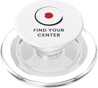 Trova il tuo centro - Minimal Zen Design PopSockets PopGrip per MagSafe