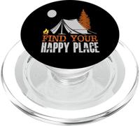 Trova il tuo posto felice Campeggio Campeggio Tende Tende da campeggio PopSockets PopGrip per MagSafe