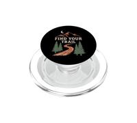 Trova il tuo sentiero Vintage Forest Mountain Peak Wanderlust PopSockets PopGrip per MagSafe