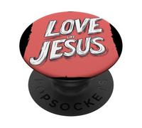 Trova la forza per amare come Gesù Outfit PopSockets PopGrip Adesivo