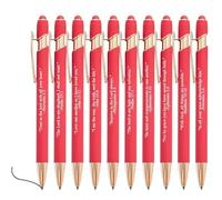 Trova La Forza Quotidiana: Penne con Versetti Della Bibbia di Alta Qualità e Comfort - 10 Pezzi, Penna a Sfera con Versetti Della Bibbia Ispirati Del 2025, Penna Stilo Cristiana Divertente