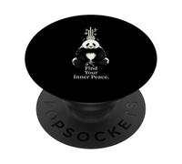 Trova la meditazione Zen Yoga Panda della pace PopSockets PopGrip Adesivo