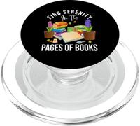 Trova la serenità nelle pagine dei libri Garden PopSockets PopGrip per MagSafe