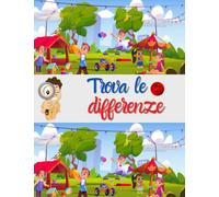 Trova le differenze 4-8 anni: Libro di gioco | | ragazza e ragazzo | Libro di attività per bambini| Cerca e trova gigante