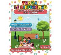 Trova le Differenze: Giochi e Passatempi per Bambini 5-8 anni