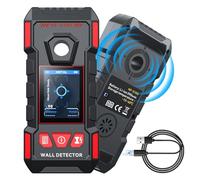 Trova perni per pareti, scanner ricaricabile da parete con chip intelligente aggiornato per borchie in legno e metallo, fili AC, travetti tubi, supporto display LCD HD e voce, posizionamento accurato