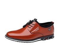 Trova Scarpe Uomo 44 Traspiranti e Comode Scarpe da Business per il lavoro Casual Scarpe in Pelle Solida per Uomo Scarpe Uomo 44, marrone, 44 EU