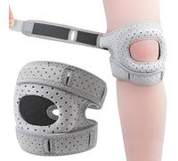 Trovaggio del ginocchio della rotula, cuscinetto in silicone incorporato del tendine rotuleo regolabile, stabilizzatore del ginocchio traspirante per donne adulti che correvano, basket, sport, cinghi