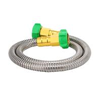Trovalo in acciaio inossidabile - Leader corto per esterno, annaffiatura da giardino con leggero, connettore, maneggevolezza, costruzione robusta, ideale per patio, prato, uso domestico, 5,2 piedi