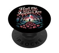 Trovami dove le mele stanno raccogliendo le mele PopSockets PopGrip Adesivo