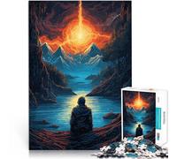 Trovare il tuo Zen Puzzle 1000 pezzi per adolescenti Aiuta il cervello ad allenare i giocattoli che creano dipendenza per coltivare la pazienza decorazione murale 38x26cm