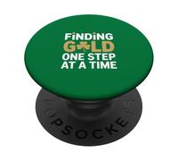 Trovare l'oro un passo alla volta trifoglio irlandese PopSockets PopGrip Adesivo