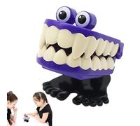 Trovate I Denti Giocattolo - 6 Cm Che Chiacchierano Oggetti Di Scena Divertenti, Camminando Per Piccoli Piedi Di Regalo, Durevole Novità A Margine | Collezione Per La Festa Di Intrattenimento Per La F
