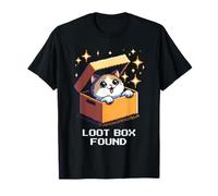 Trovato bottino | Pixel Art | Cat Gamer Maglietta
