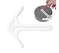 Trovatore di punti centrali per la lavorazione del legno - Misuratore di precisione e individuatore di posizione antiscivolo | Trovatore centrale per tubi | per strappi e marcatura durante lavori di