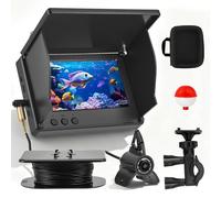 Trovatore portatile HD da 4,3 pollici con cavo da 30 m - Telecamera da pesca subacquea con visione notturna, angolo regolabile (45°/90°/180°) e design impermeabile per la pesca in mare, fiume e mare