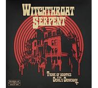 trove of oddities at the devil's driveway (transparent with red swirl and black splatter)