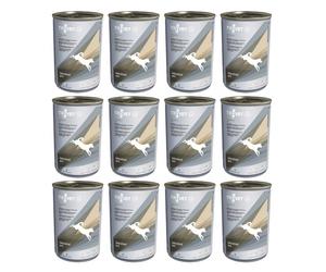 TROVET Alimento intestinale DPD con anatra - cibo umido per cani - 12x400 g