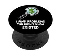 Trovo problemi che non sapevi esistesse umorismo PopSockets PopGrip Adesivo