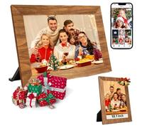 Trovoro - Cornice digitale per foto da 10,1 pollici, con memoria da 32 GB, WiFi, touch screen IPS, display HD, rotazione automatica, slot per scheda SD, condividi foto e video da remoto