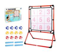 Trow Target Game - 2 Su 1 Pallone Giocattolo, Gioco Di Apprendimento Interattivo | Telaio Pieghevole Build Portatile, Attività Interna Da Esterno per Bambini Adulti Festeggiamenti per Feste per Feste