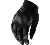 Troy Lee Designs Ace Twisted Checkers Ladies Guanti da bicicletta, nero/grigio, Taglia M