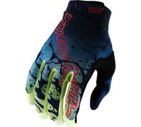 Troy Lee Designs Air Drip Guanti da motocross per ragazzi, rosso-verde-blu, taglia L