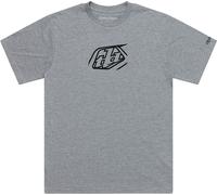 Troy Lee Designs Badge T-shirt a maniche corte, nero-grigio, taglia XL per maschi