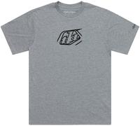 Troy Lee Designs Badge T-shirt a maniche corte, nero-grigio, taglia 2XL per maschi