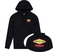 Troy Lee Designs Carb, felpa con cappuccio L male Nero/Giallo/Rosso