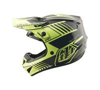 Troy Lee Designs GP Pro MIPS Segment Casco da motocross, nero-giallo, taglia L per maschi