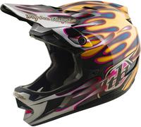 Troy Lee Designs D4 Carbon MIPS Overspray Casco per discesa, rosso, taglia S per maschi