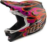 Troy Lee Designs D4 Carbon Downhill Helmet Nero L Torched Carbon / Magenta
