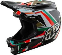 Troy Lee Designs D4 Mips Frames Casco da discesa in carbonio, nero-oro, taglia L per maschi