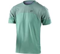 Troy Lee Designs Drift Solid Maglia da bicicletta a maniche corte, verde, taglia M per maschi