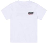 Troy Lee Designs Factory Kids Maglietta, bianco, taglia S per bambini