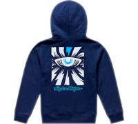 Troy Lee Designs Felpa Con Cappuccio Cyborg Navy