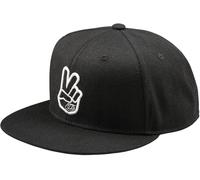 Troy Lee Designs Cappellino Snapback Peace - Visiera piatta - Taglia unica Donna Nero