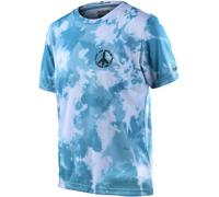 Troy Lee Designs Flowline Plot Maglia da bicicletta giovanile Shortsleeve, turchese, taglia M